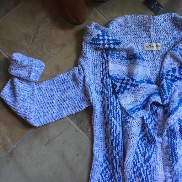 Hollister Waterfall Open Front Cardigan NEW - Picture 10 of 16